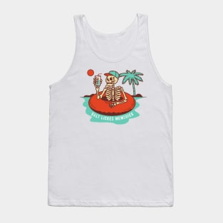 Salt Licked Memories Vintage Skeleton Tank Top